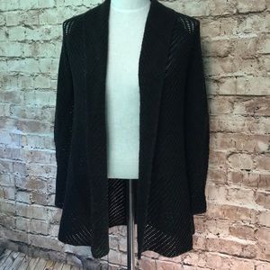 Lovely Eileen Fisher loose cable knit cardigan